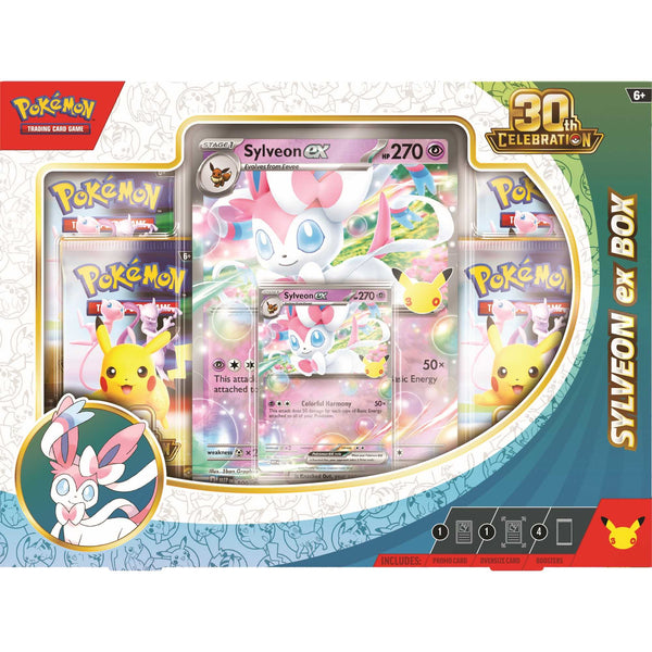Pokémon TCG: 30th Celebration — Sylveon ex Box (Pending stock)