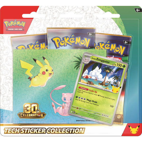 Pokémon TCG: 30th Celebration — Tech Sticker Collection (Pending stock)
