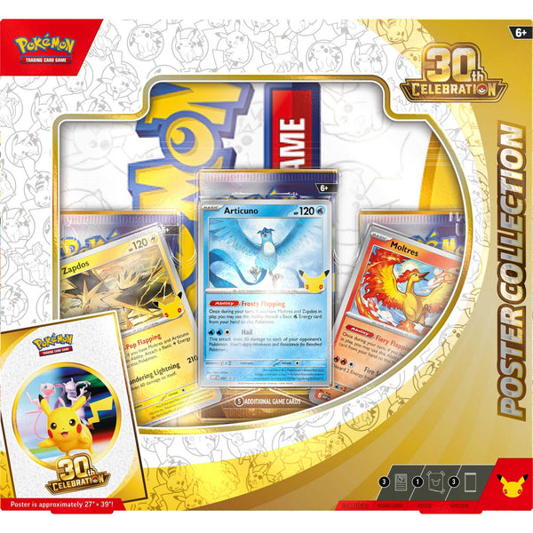 Pokémon TCG: 30th Celebration — Poster Collection (Pending stock)