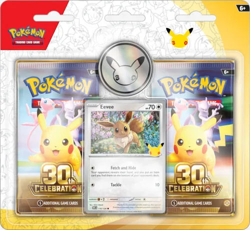 Pokémon TCG: 30th Celebration — 2-Pack Blister (Pending stock)